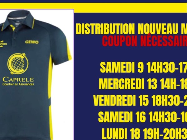 Distribution des maillots