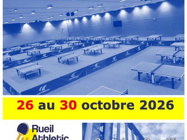 Stage de Ping à Rueil du 26 au 30 octobre 2026