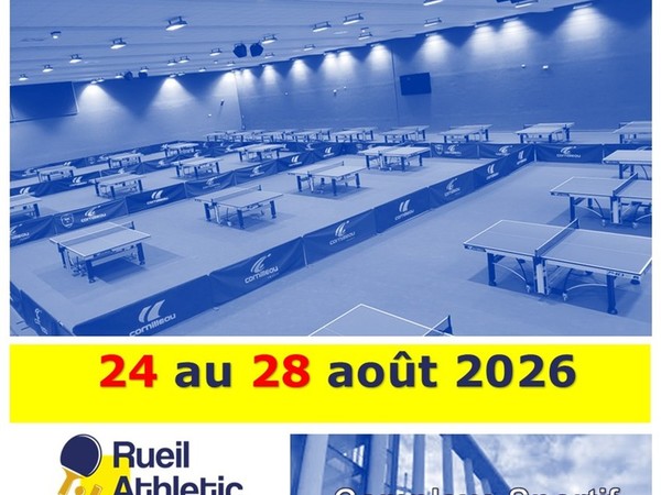 Stage de Ping du 24 au 28 août à Rueil-Malmaison