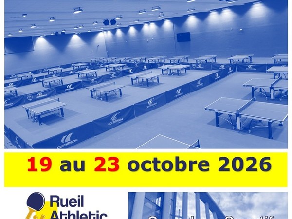 Stage de Ping à Rueil du 19 au 23 octobre