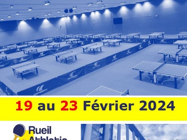 Stage de Ping du 19 au 23 février 2024