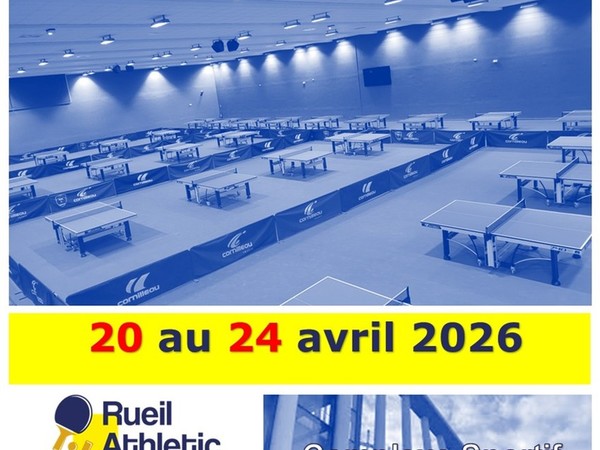 Stage de Ping du 20 au 24 avril 2026 à Rueil-Malmaison