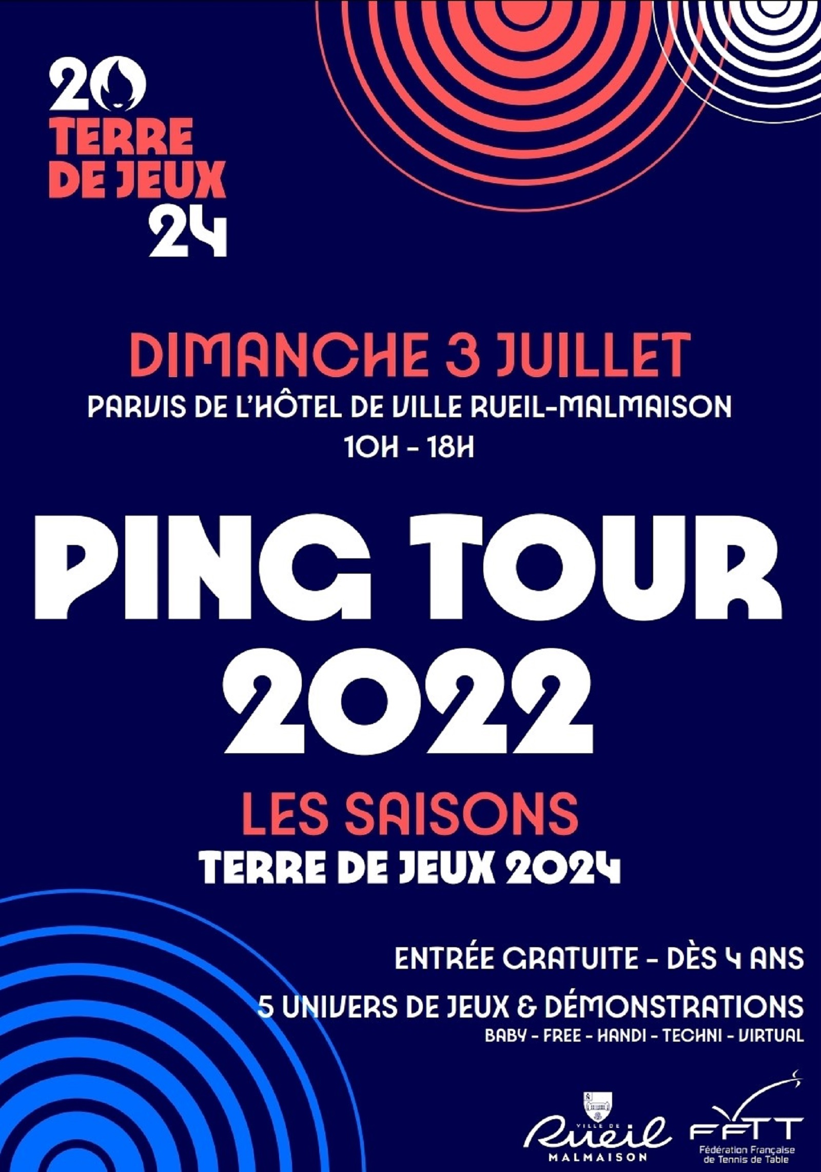 Ping Tour 2022 à Rueil - Actualité - Rueil Athletic Club Tennis de table - Rueil  Athletic Club Tennis de table